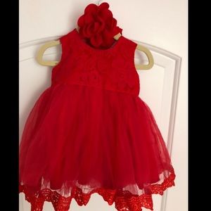 Baby Girl Red Dress❤️